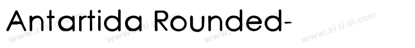 Antartida Rounded字体转换